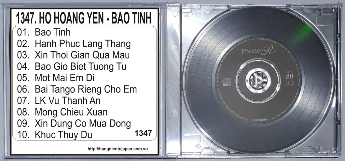 1347. ASIA 292 – HO HOANG YEN – BAO TINH – Hang Dien Tu Japan