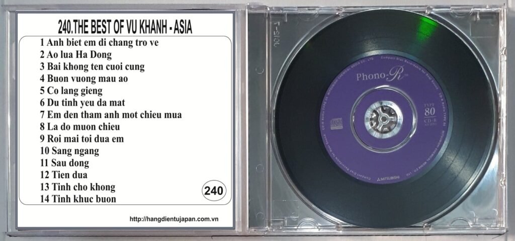240 THE BEST OF VU KHANH ASIA – Hang Dien Tu Japan